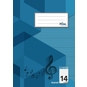 Notenheft A4 - Lineatur 14 - 8 Blatt - Bild 1
