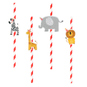 6 Trinkhalme - Safari - 20 cm - Bild 1