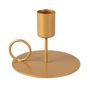 Kerzenhalter gold - ca. 9,5 x 9 x 7 cm - Bild 1