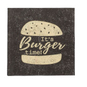 20 Servietten - It's Burger time! - ca. 33 x 33 cm - Bild 1