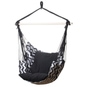 Hängestuhl - Zickzack - schwarz-weiß - ca. 130 x 100 cm - Bild 1