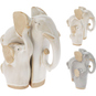 Dekofigur Elefant mit Kind - aus Porzellan - ca. 19 cm - 1 Stück  - Bild 1