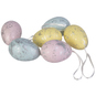 6 Ostereier - Pastellfarben - ca. 6 cm - Bild 1