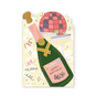 Geburtstagskarte - Sektflasche - ca. 17 x 11,5 cm - Bild 1