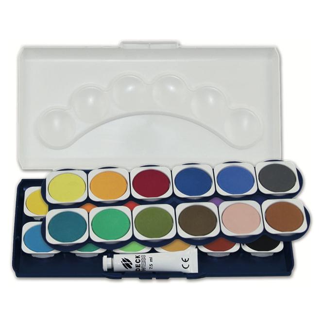 Stylex - Deckfarbkasten mit 24 Farben