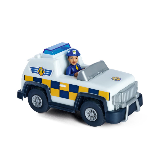 Feuerwehrmann Sam - Polizei 4x4 mit Rose Figur