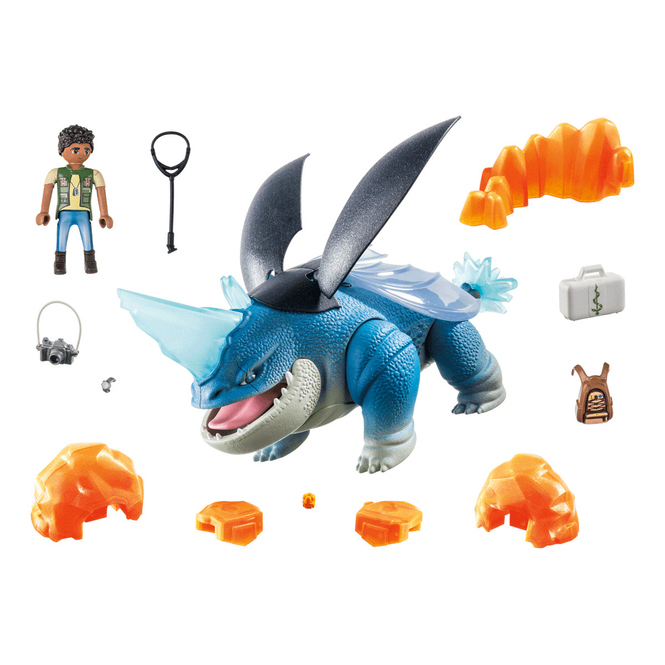 Playmobil® 71082 - Dragons: The Nine Realms - Plowhorn & D'Angelo - Playmobil® Dragons