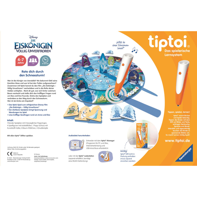 tiptoi® Spiel - Die Eiskönigin völlig unverfroren - Das verdrehte Wettlaufspiel