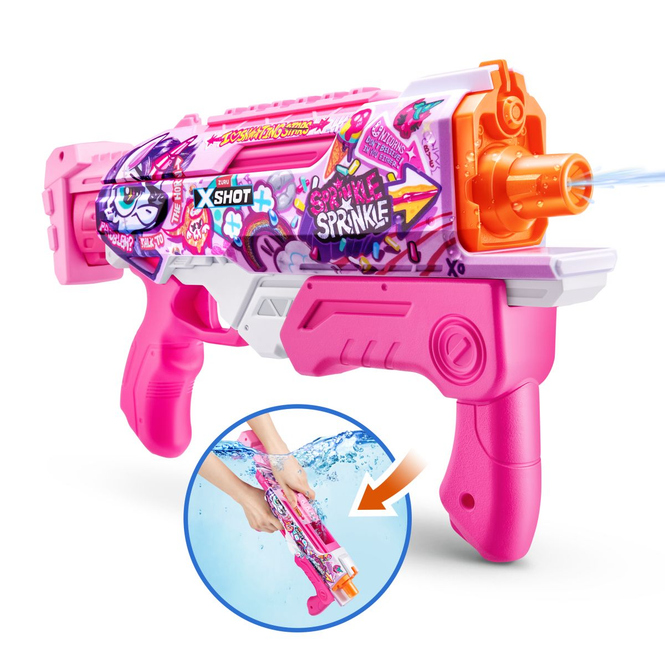 X-Shot Skins - Wasserpistole - Hyperload - Fast Fill - 1 Stück