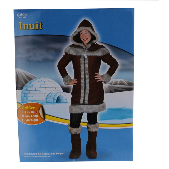 Kostüm - Inuit Frau - für Erwachsene  - Größe 36/38