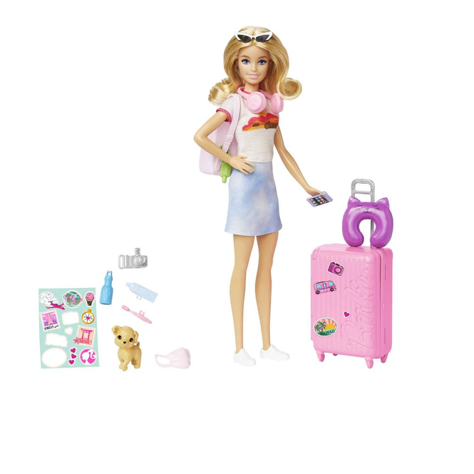 Barbie - Reise-Puppe - Blond