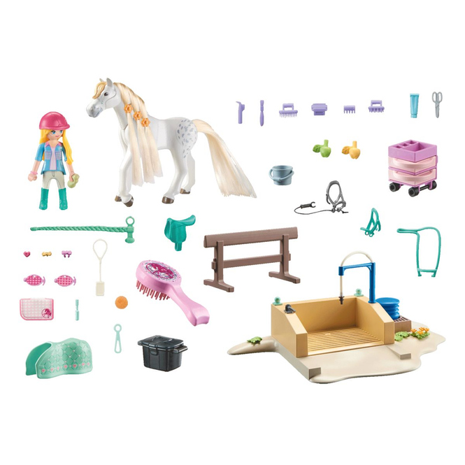 Playmobil® Isabella & Lioness Waschplatz - Playmobil® Horses of Waterfall