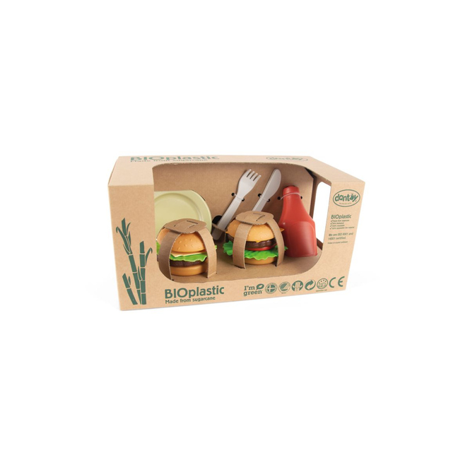 BIOplastic Burger Set für die Spielküche