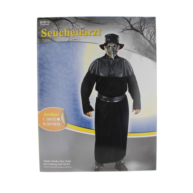 Kostüm - Seuchenarzt - Gr. 54/56