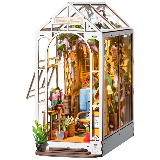 DIY - Holz Bastelset - Miniaturhaus - Gartenhaus