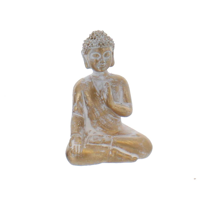 Buddha sitzend - aus Polyresin - ca. 6 x 4 x 8 cm - 1 Stück