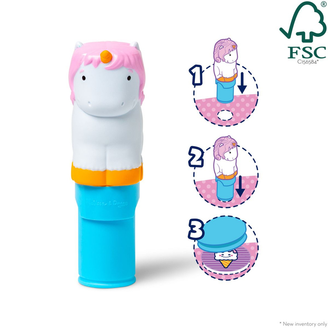 Sticker WOW!™ - Stickerstempel - Einhorn - 300 Sticker