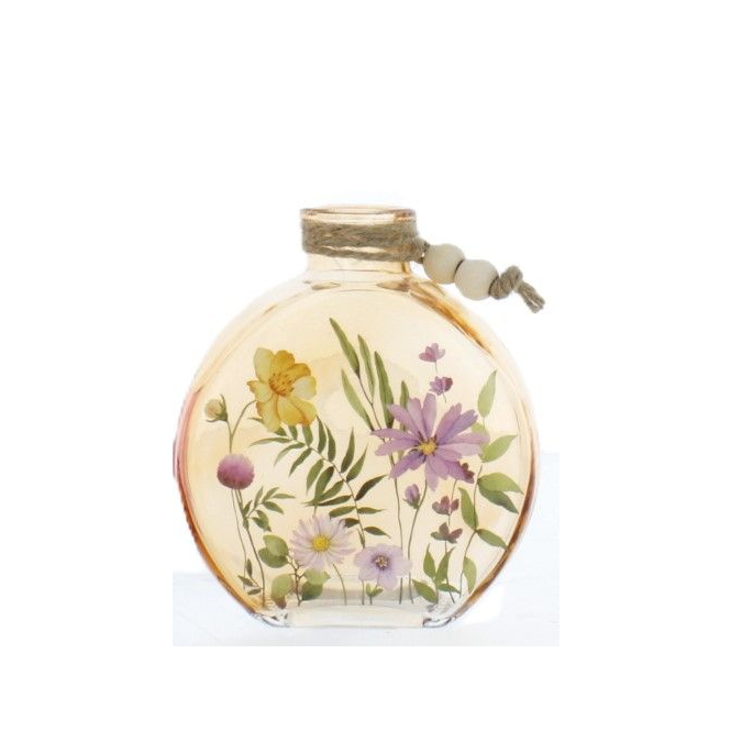 Thumbnail - Vase mit Blumen - ca. 10 x 4 x 11 cm - 1 Stück