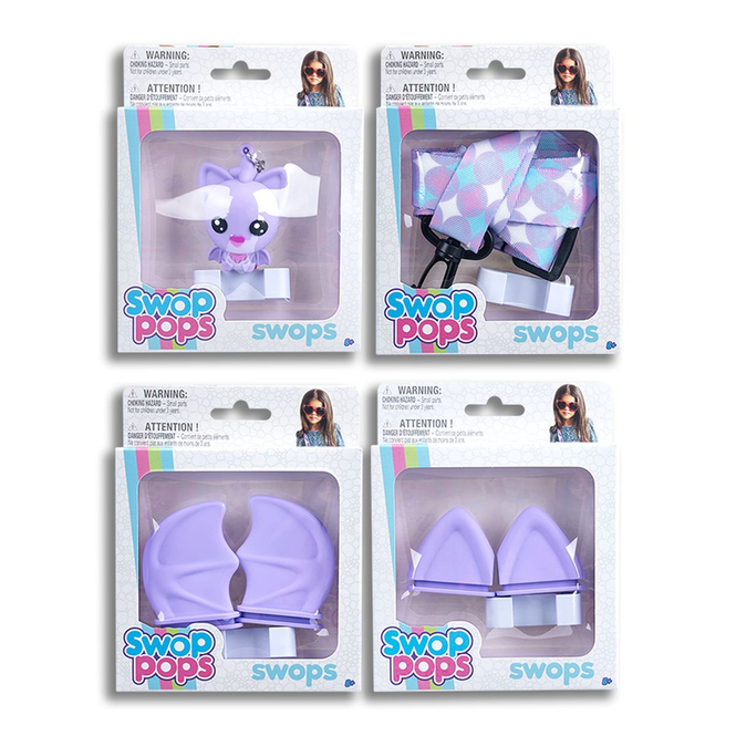 SwopPops - Fledermaus - Zubehör für Handtasche - 1 Stück