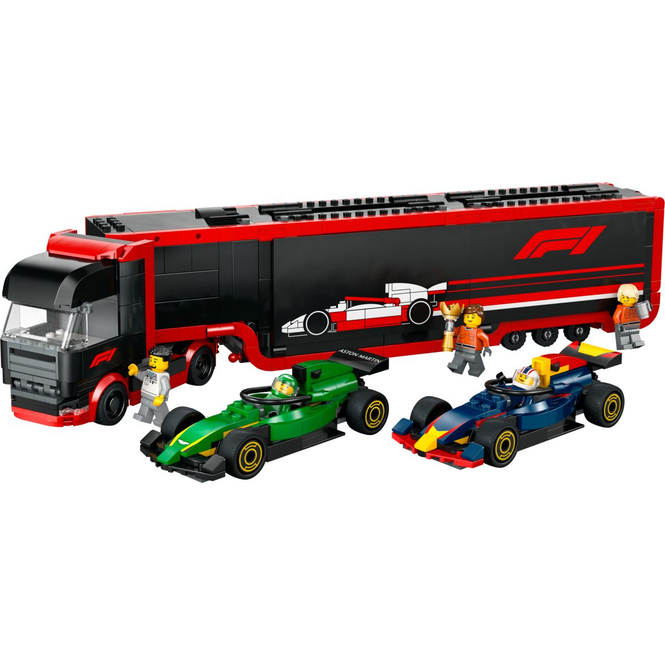 LEGO® City 60445 - F1® Transporter mit RB20 & AMR24 F1® Rennautos