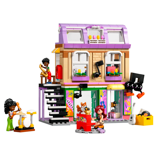 LEGO® Friends 42653 - Musikladen & Wohnung
