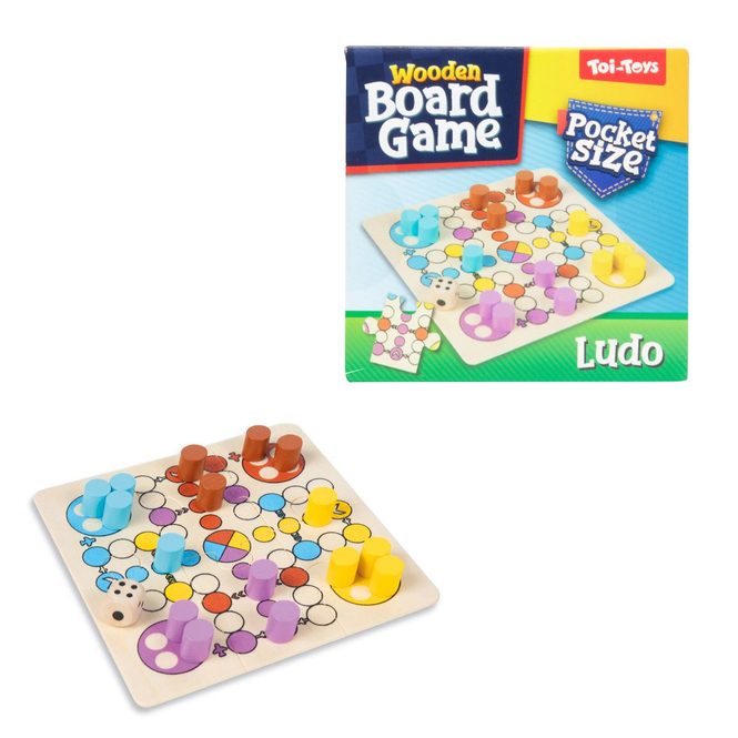 Mini-Holzbrettspiel - 1 Stück