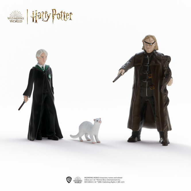schleich® - HARRY POTTER™ - Mad Eye Moody & Draco Malfoy mit Frettchen - 14907