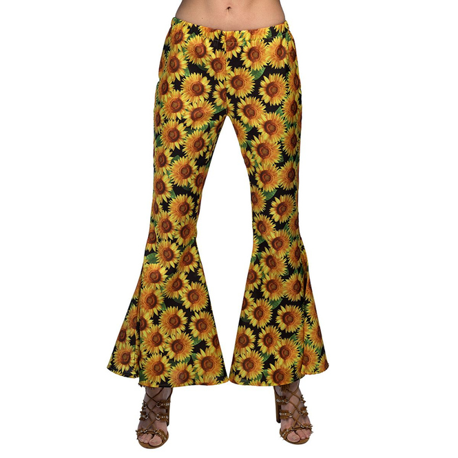 Schlaghose Hippie - Blumen Optik - in verschiedenen Größen erhältlich
