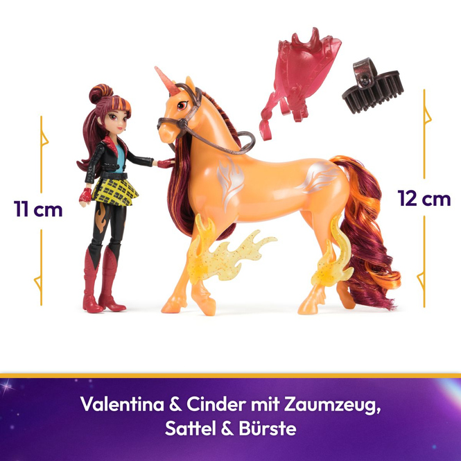 Unicorn Academy® - Valentina und Einhorn Cinder - Spielset