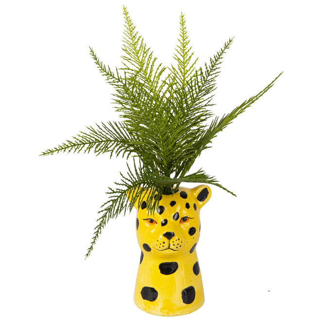 Vase Leopardenkopf - ca. 11 cm