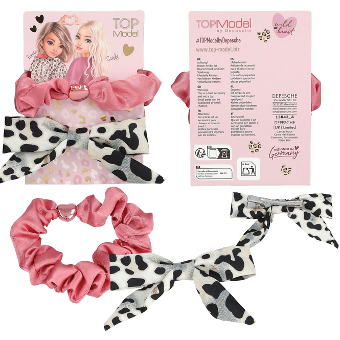 TOPModel - Haarclip Schleife und Scrunchie Set LEOHEART