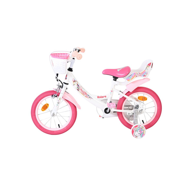 Fahrrad - Unicorn - 14 Zoll - weiß