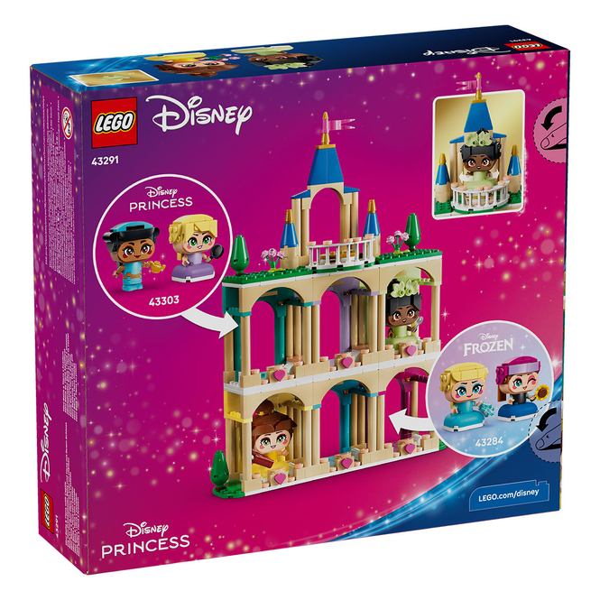 LEGO® Princess™ 43291 - Die Mini-Prinzessinnen Belle und Tiana mit ihrem Schloss 