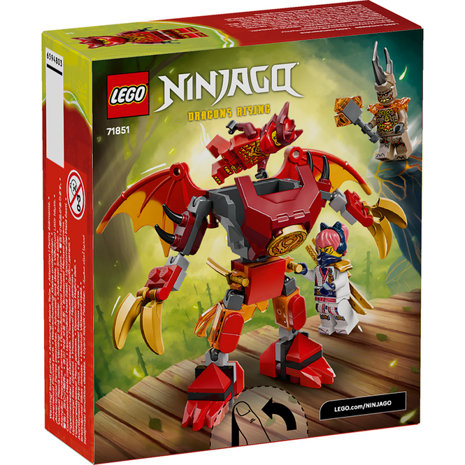 LEGO® NINJAGO® 71851 - Kais Drachen-Mech Battle Set