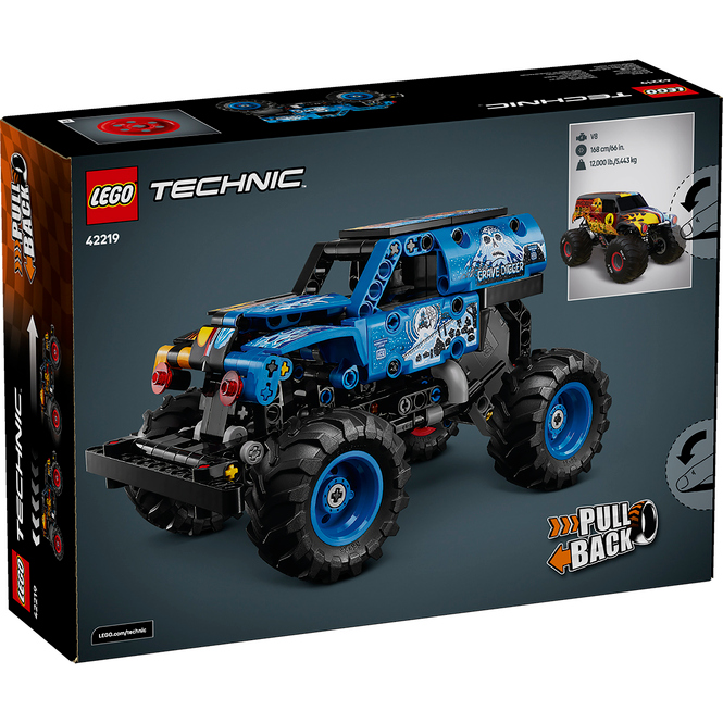 LEGO® Technic 42219 - Monster Jam Grave Digger Feuer und Eis
