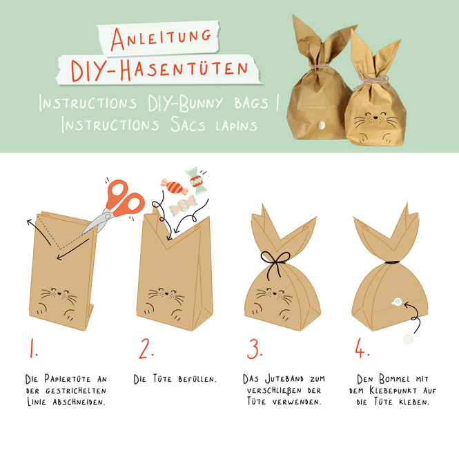 DIY Ostertütchen - Bastelset