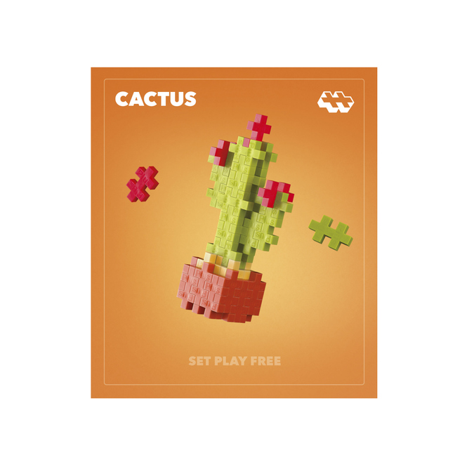 PlusPlus - Bausteine Kaktus - 48 Teile