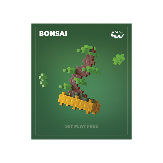 PlusPlus - Bausteine Bonsai grün - 49 Teile