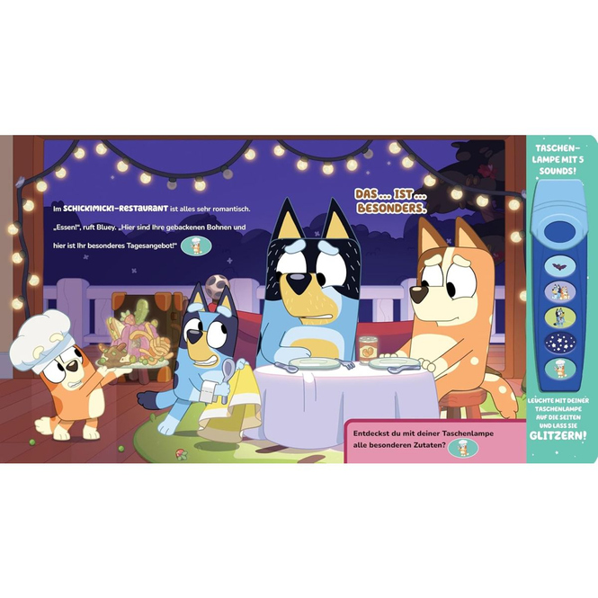 Bluey - Oooh, das glitzert! - Ein Bluey-Taschenlampen-Buch