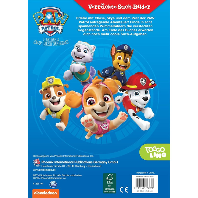 PAW Patrol - Wimmelbilder - Verrückte Such-Bilder