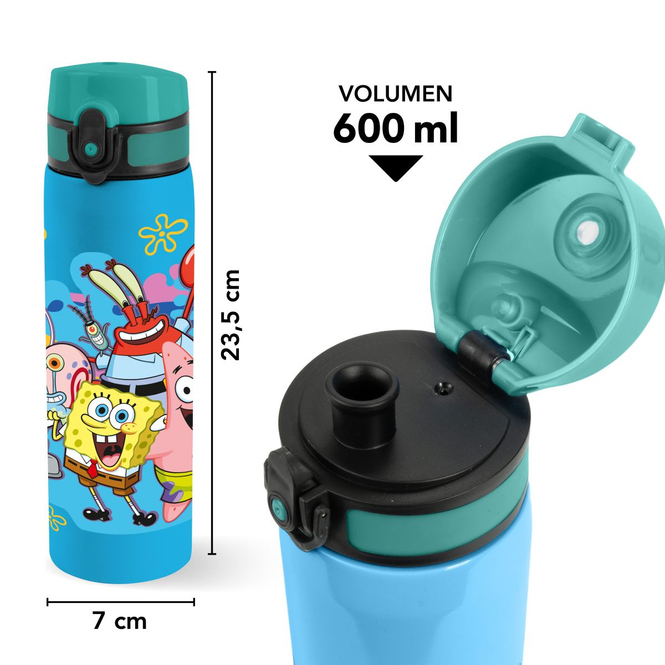 Spongebob - Trinkflasche - 600 ml