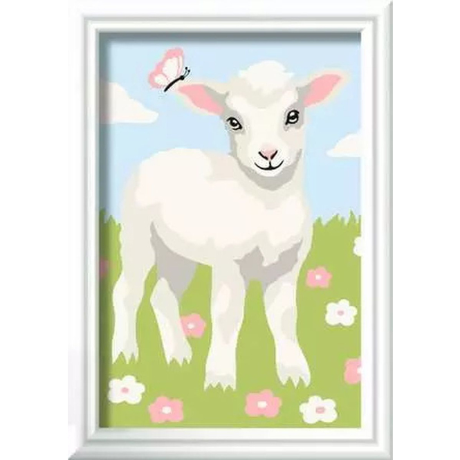 Malen nach Zahlen - CREART® - Süßes Lämmchen