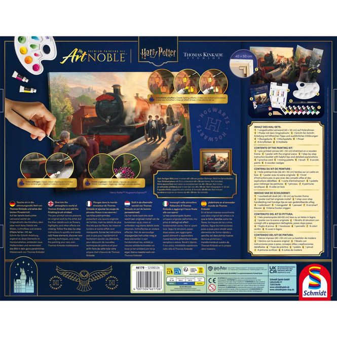 Thomas Kinkade - My ArtNOBLE - Harry Potter™ Hogwarts Express™ - Premium Mal-Set