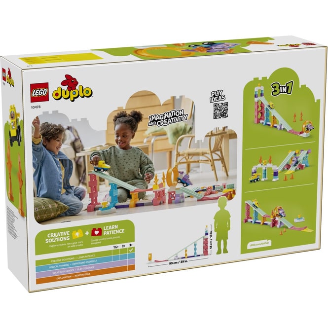 LEGO® DUPLO® 10478 - Kreative Sprungschanzen mit kleinen Flitzern - 3in1 Set
