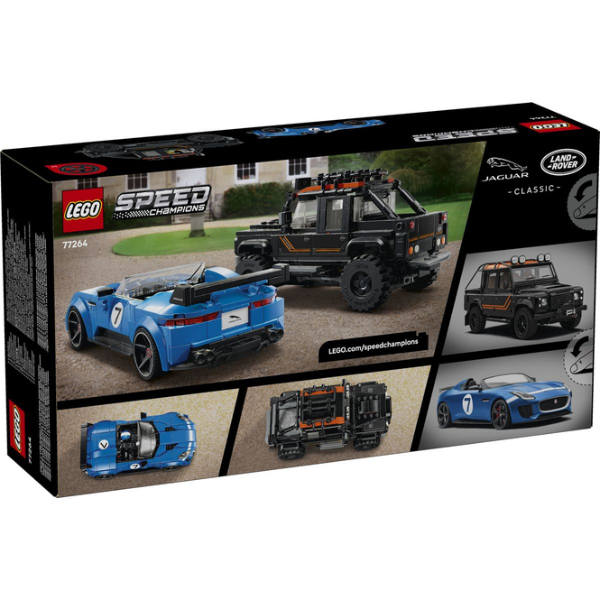 LEGO® Speed Champions 77264 - Jaguar Project 7 & Land Rover