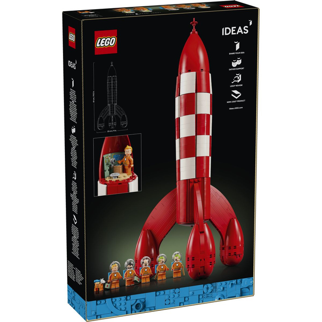 LEGO® Ideas 21367 - Die Mondrakete von Tim und Struppi