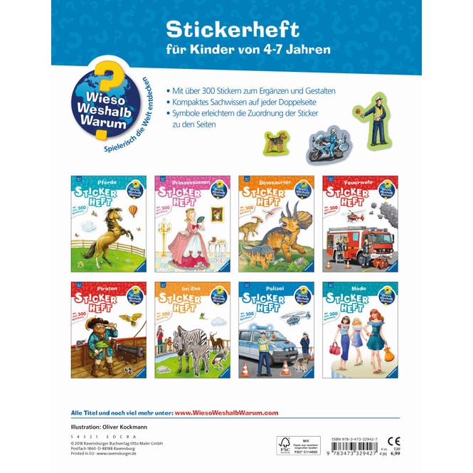 Wieso?Weshalb?Warum? - Stickerheft - Polizei