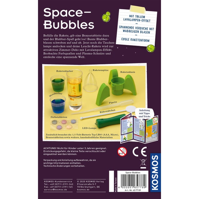Space Bubbles - Mitbring-Experimente