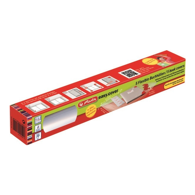 Buchschoner - easy cover - 5er Set