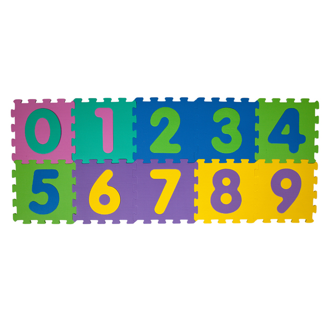 Besttoy - Soft Puzzlematte - Zahlen 0-9 - 10 Teile